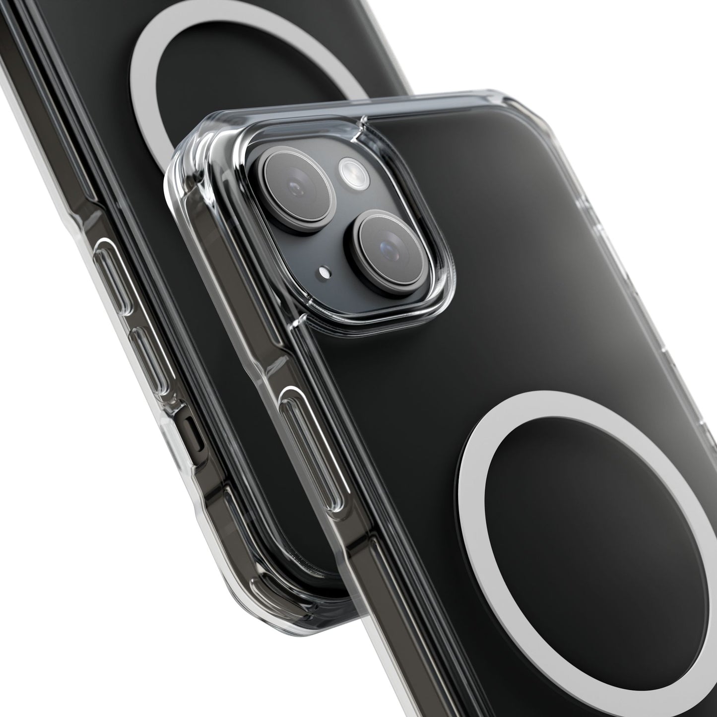 Clear Magnetic Phone Case - Impact Resistant with MagSafe Compatibility