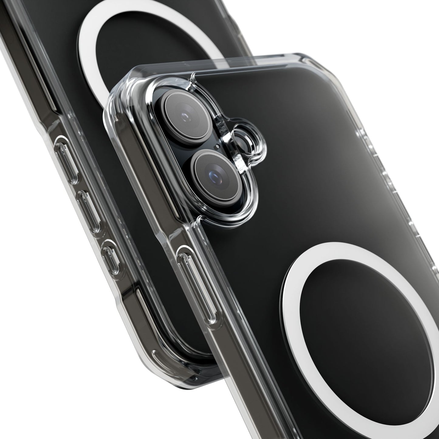 Clear Magnetic Phone Case - Impact Resistant with MagSafe Compatibility