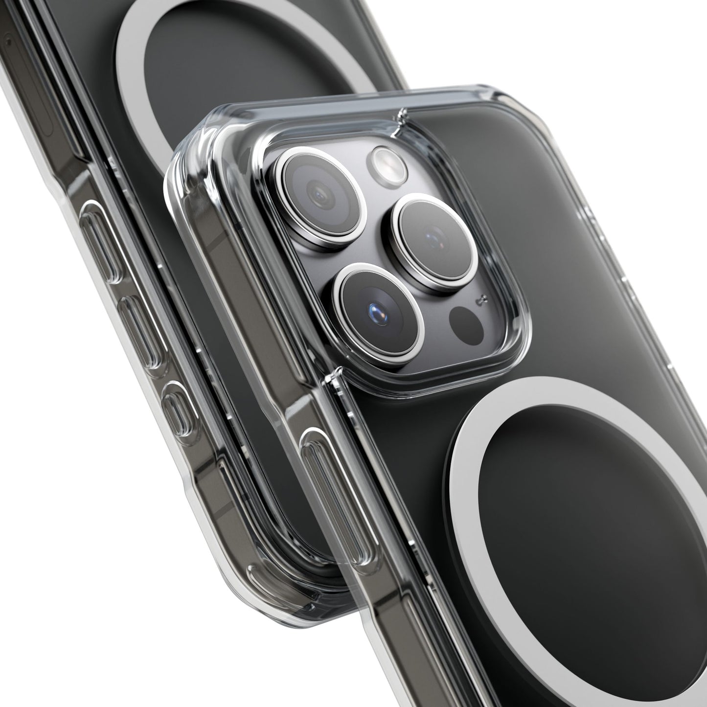 Clear Magnetic Phone Case - Impact Resistant with MagSafe Compatibility