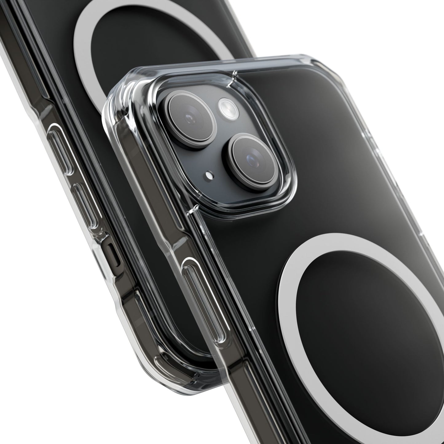 Clear Magnetic Phone Case - Impact Resistant with MagSafe Compatibility