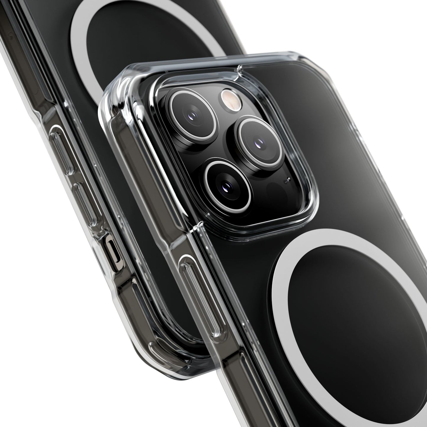 Clear Magnetic Phone Case - Impact Resistant with MagSafe Compatibility