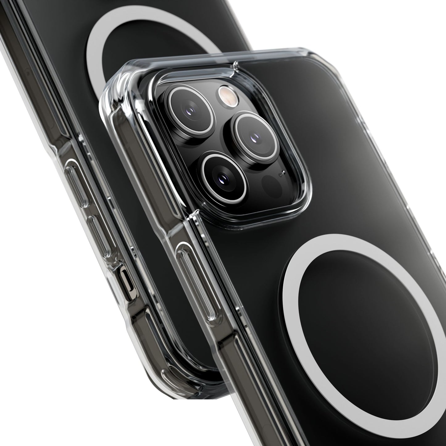 Clear Magnetic Phone Case - Impact Resistant with MagSafe Compatibility